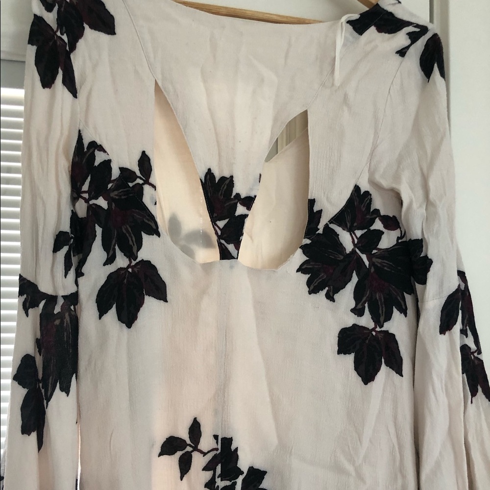 Free people bell sleeve boho mini - lace trim - Picture 6 of 6